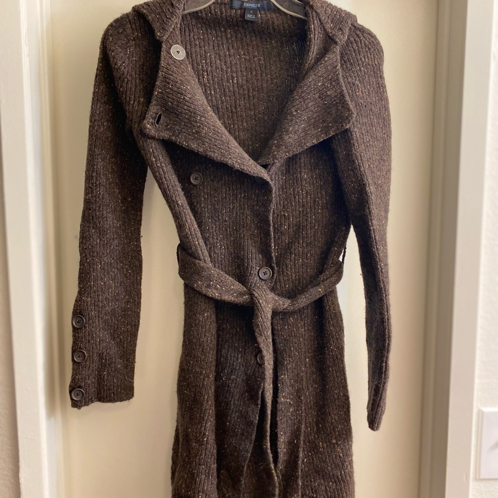 Express long cardigan size small